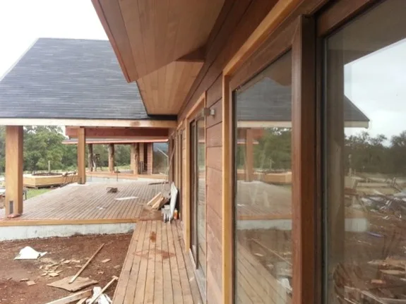 Fachada vivienda sector Coique